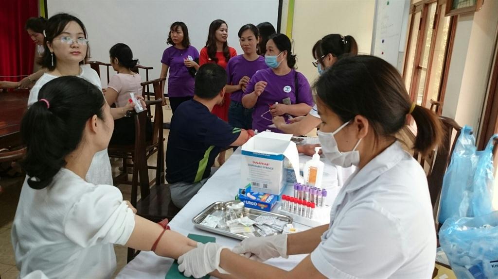 Công đoàn Viện Khoa học Giáo dục Việt Nam tổ chức khám sức khỏe cho toàn thể đoàn viên công đoàn, người lao động